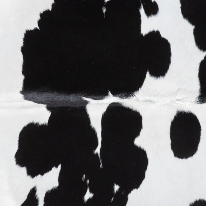 Brazilian Black and White Cowhide Rug Size 8'0" L x 7'1" W 8942