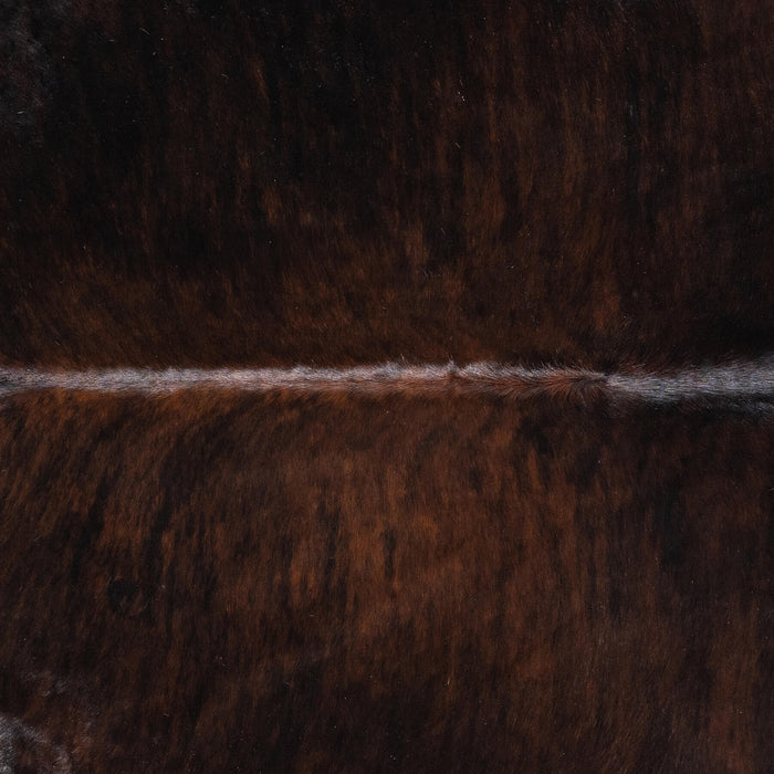 Brazilian Dark Brindle Cowhide Rug Size 7'1" L x 7'0" W 8951