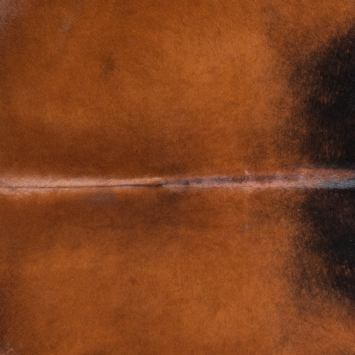 Brazilian Mahogany Cowhide Rug Size 7'7" L x 6'7" W 8962