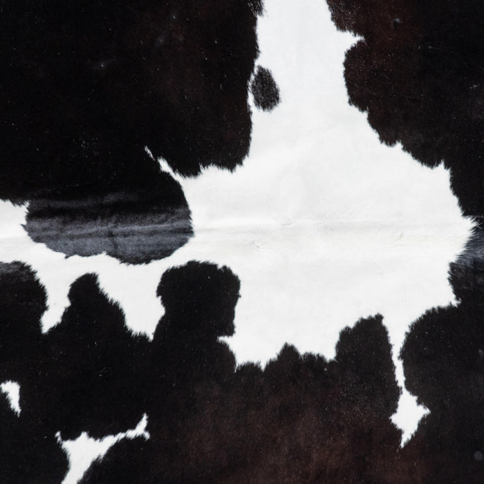 Brazilian Black and White Cowhide Rug Size 8'2" L x 6'4" W 8983