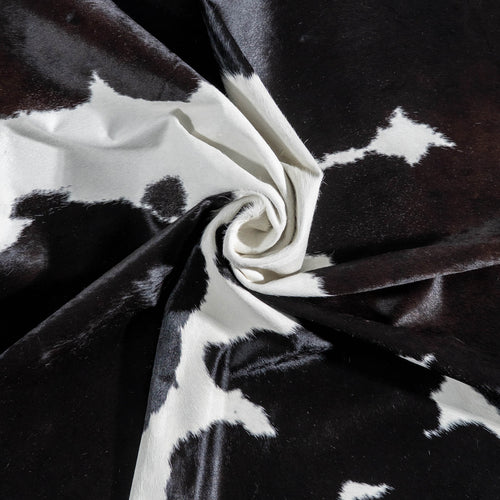 Brazilian Black and White Cowhide Rug Size 8'2" L x 6'4" W 8983