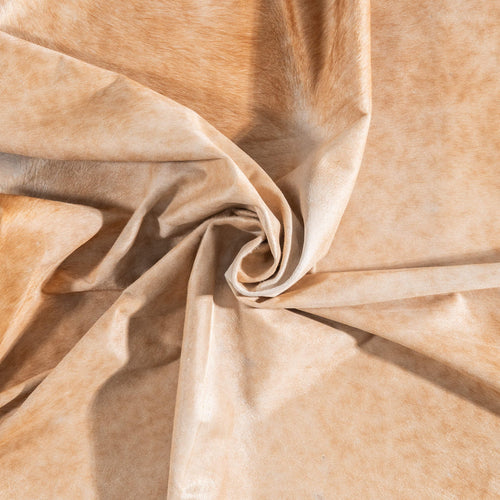 Brazilian Beige Cowhide Rug Size 7'10" L x 6'10" W 8990