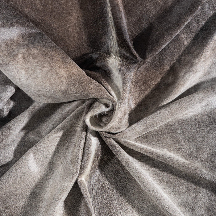 Brazilian Grey Palomino Cowhide Rug Size 8'4" L x 7'3" W 8998