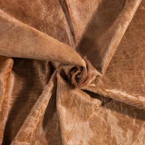 Brazilian Brown Cowhide Rug Size 7'5" L x 6'7" W 9007