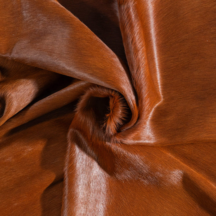 Brazilian Brown Cowhide Rug Size 7'.9" L x 7'1" W 9008