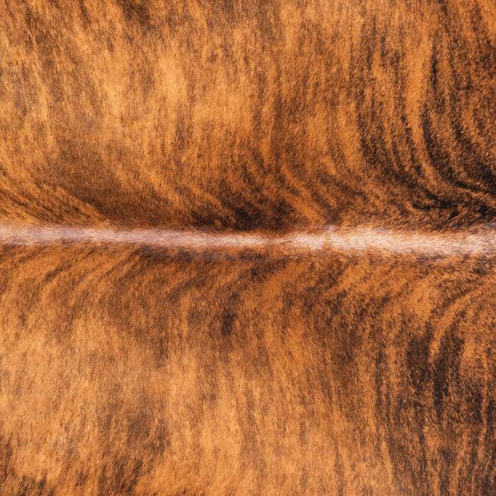 Brazilian Brindle Cowhide Rug Size 7'1" L x 5'11" W 9021