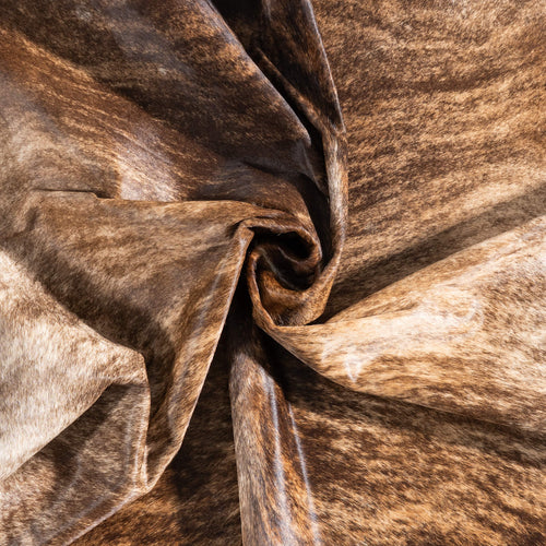 Brazilian Brindle Cowhide Rug Size 6'2" L x 5'8" W 9028