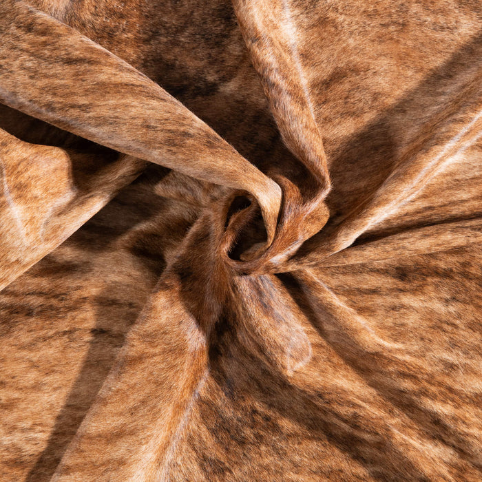 Brazilian Brindle Cowhide Rug Size 6'9" L x 6'1" W 9030