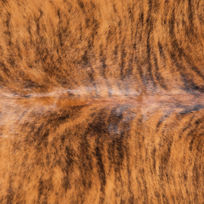 Brazilian Brindle Cowhide Rug Size 6'9" L x 5'10" W 9036