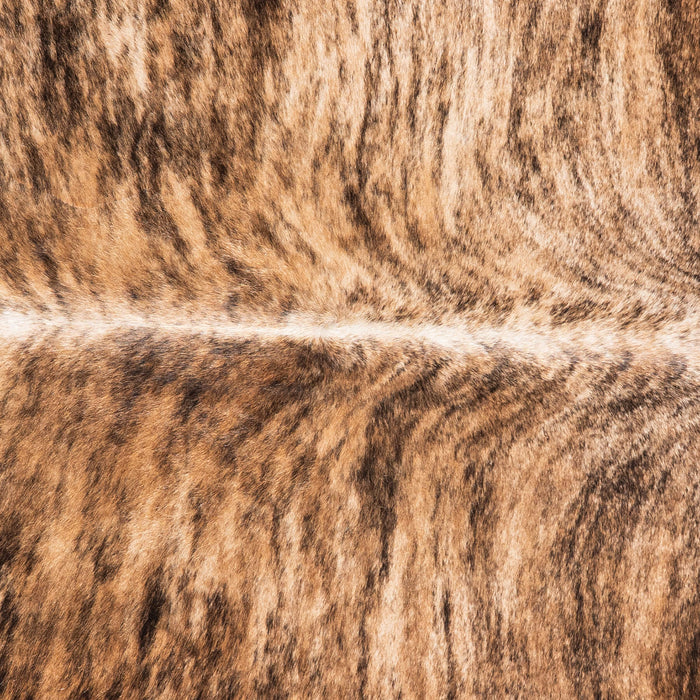 Brazilian Brindle Cowhide Rug Size 6'8" L x 6'3" W 9045