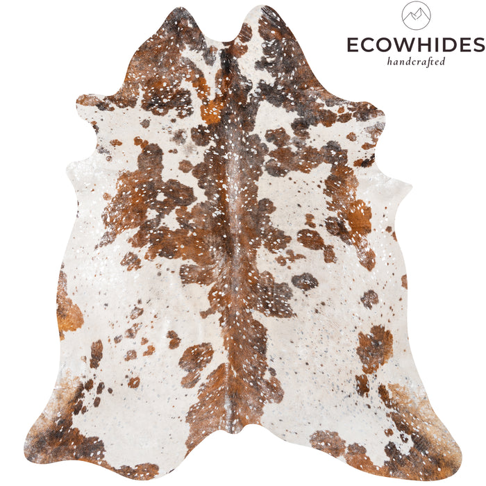 Brazilian Silver Metallic Cowhide Rug Size 7'5" L x 6'8" W 9089