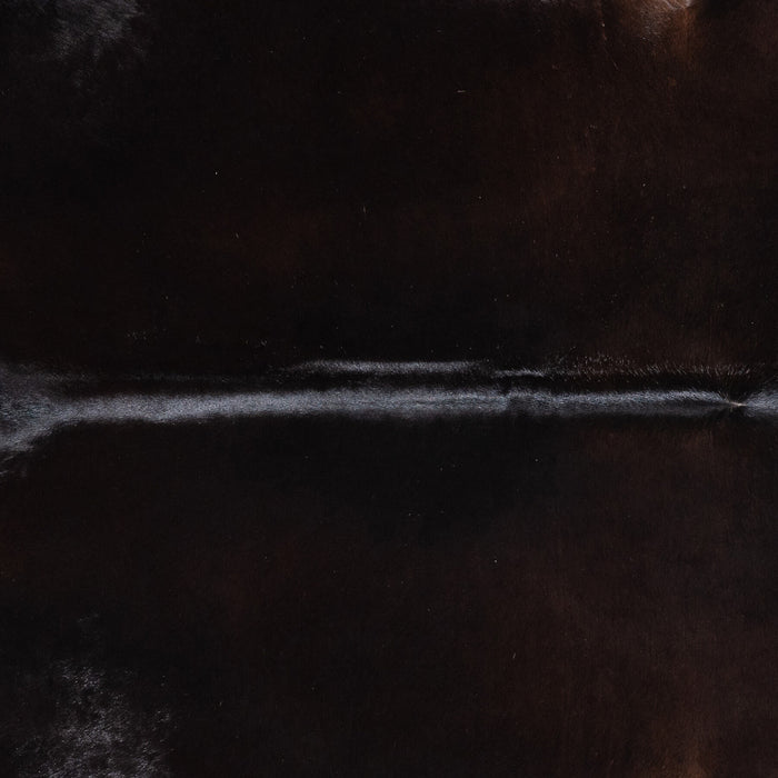 Brazilian Solid Black Cowhide Rug Size 6'10" L x 6'4" W 9110