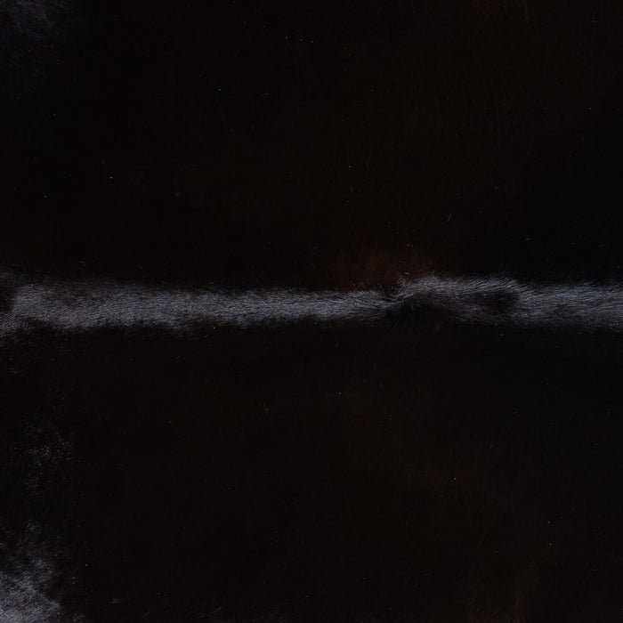 Brazilian Solid Black Cowhide Rug Size 7'1" L x 6'3" W 9112