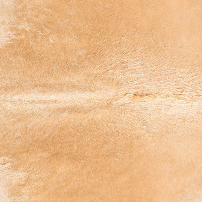 Brazilian Beige Cowhide Rug Size 7'2" L x 6'7" W 9174