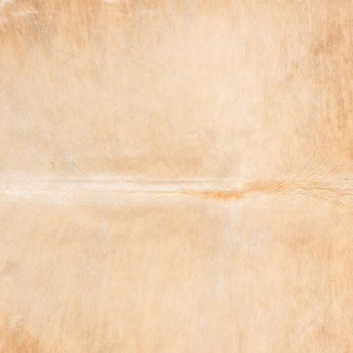 Brazilian Beige Cowhide Rug Size 7'1" L x 5'11" W 9177
