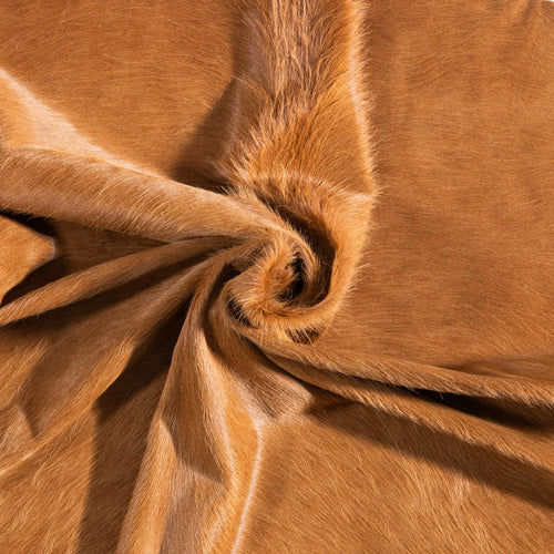 Brazilian Beige Cowhide Rug Size 7'10" L x 6'10" W 9181