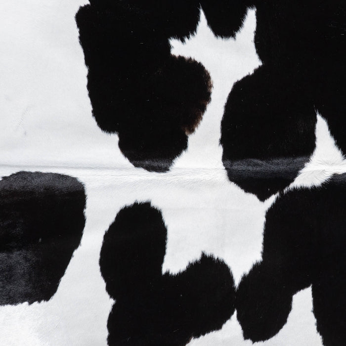 Brazilian Black and White Cowhide Rug Size 8'0" L x 6'5" W 9196