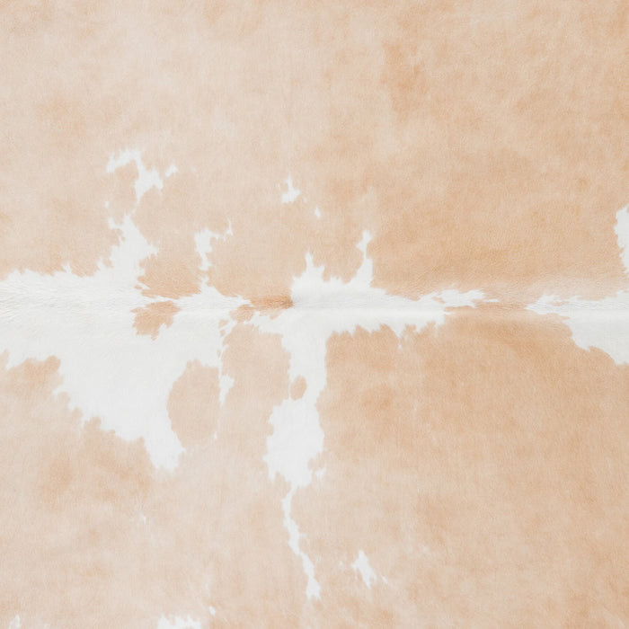 Brazilian Palomino and White Cowhide Rug Size 6'11" L x 5'9" W 9204
