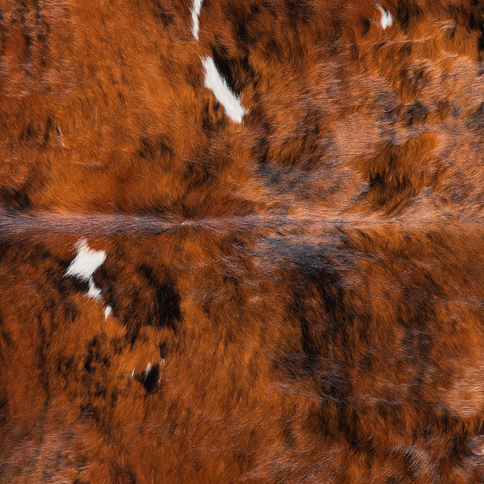 Tricolor Cowhide Rug Size 7'8" L x 6'10" W 9239