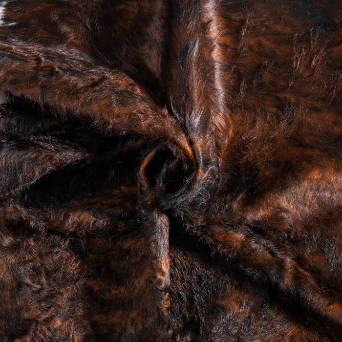 Tricolor Cowhide Rug Size 6'10" L x 5'11" W 9244