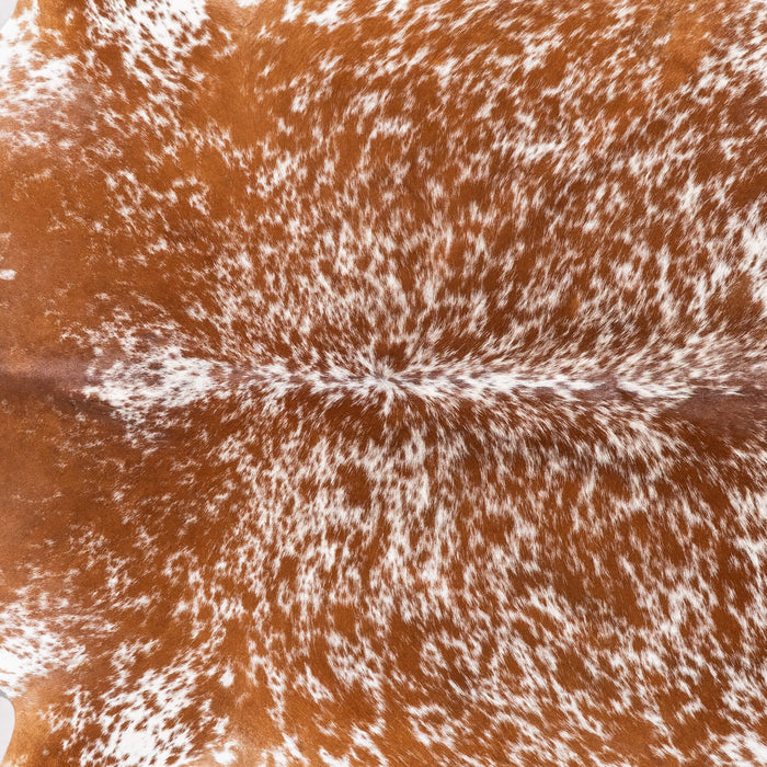Brazilian Brown Salt and Pepper Cowhide Rug Size 7'2" L x 5'10" W 9249