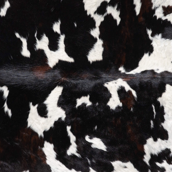 Black and White Cowhide Rug Size 7'8" L x 6'10" W 9258