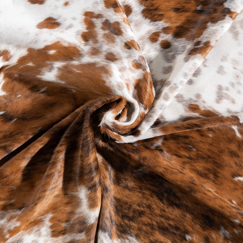 Tricolor Cowhide Rug Size 7'9" L x 6'10" W 9260