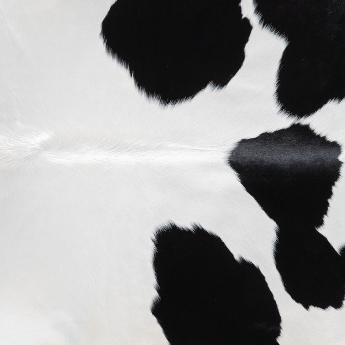 Brazilian Black and White Cowhide Rug Size 6'9" L x 6'0" W 9270