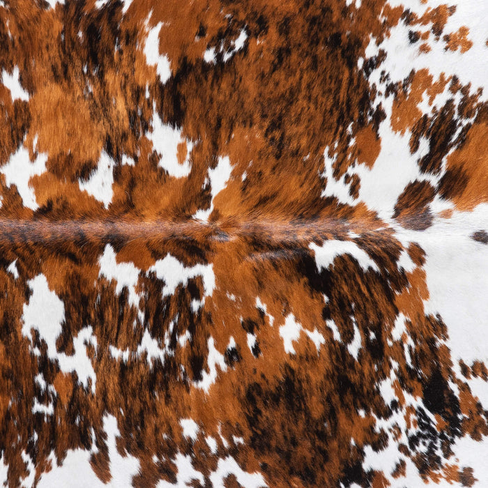 Tricolor Cowhide Rug Size 6'9" L x 6'2" W 9292
