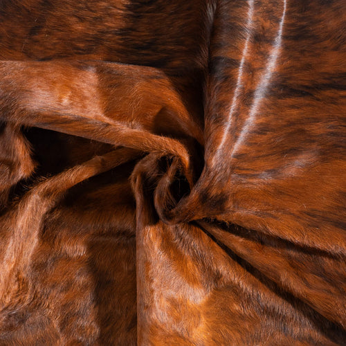 Brindle Cowhide Rug Size 6'8" L x 6'5" W 9315
