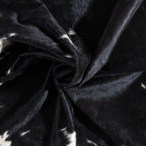 Black and White Cowhide Rug Size 7'11" L x 6'9" W 9318