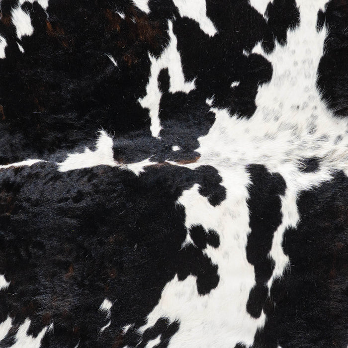Black and White Cowhide Rug Size 8'3" L x 7'7" W 9335