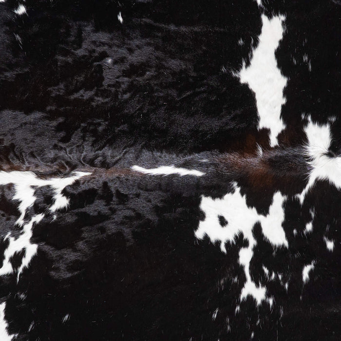 Black and White Cowhide Rug Size 8'4" L x 7'4" W 9340