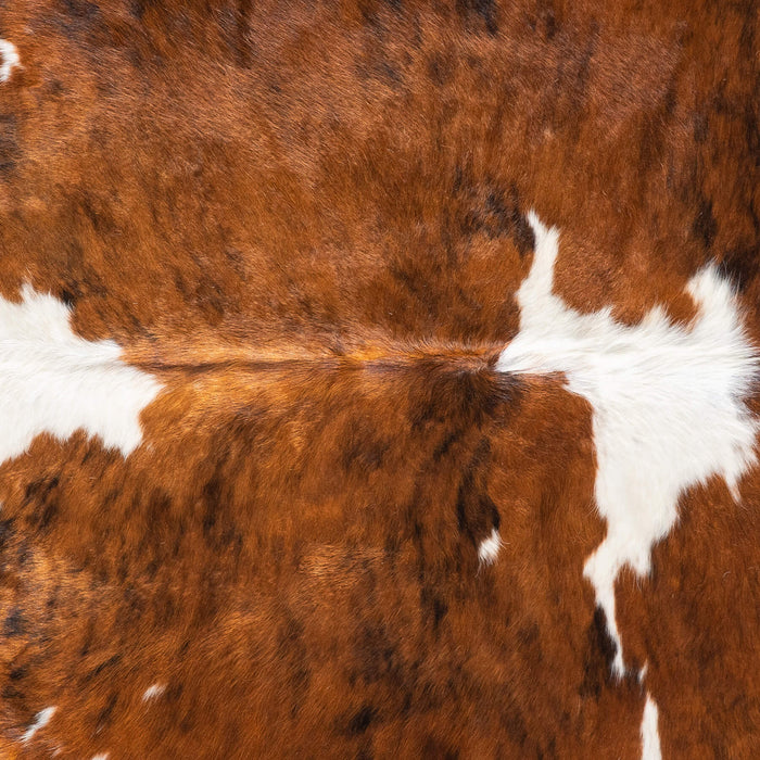 Tricolor Cowhide Rug Size 6'5" L x 6'4" W 9347