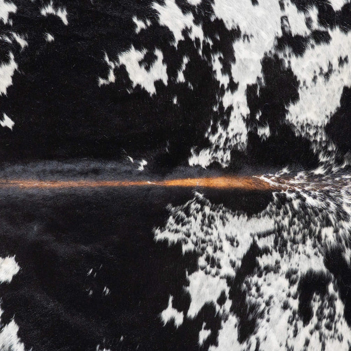 Black and White Cowhide Rug Size 7'8" L x 6'9" W 9358