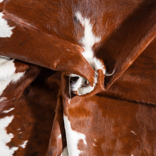 Tricolor Cowhide Rug Size 7'3" L x 6'3" W 9362