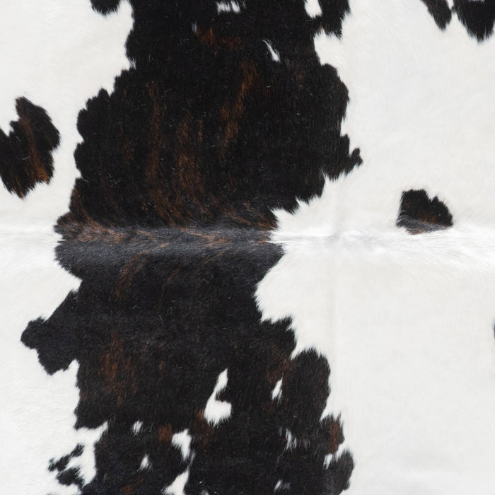 Black and White Cowhide Rug Size 7'3" L x 6'4" W 9467