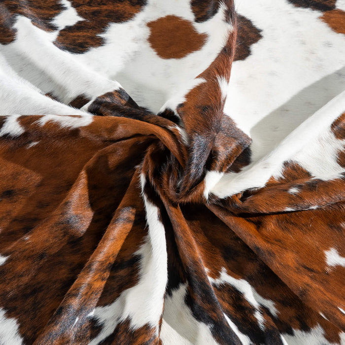 Tricolor Cowhide Rug Size 7'3" L x 7'1" W 9507