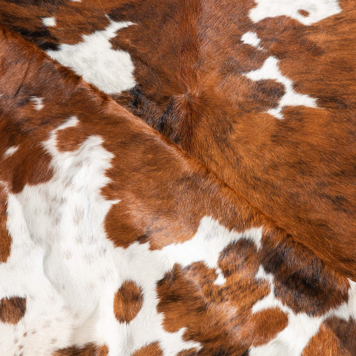 Tricolor Cowhide Rug Size 7'10" L x 6'7" W 9510
