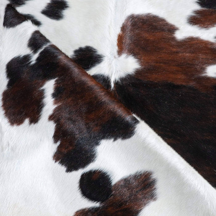 Tricolor Cowhide Rug Size 7'9" L x 7'2" W 9560