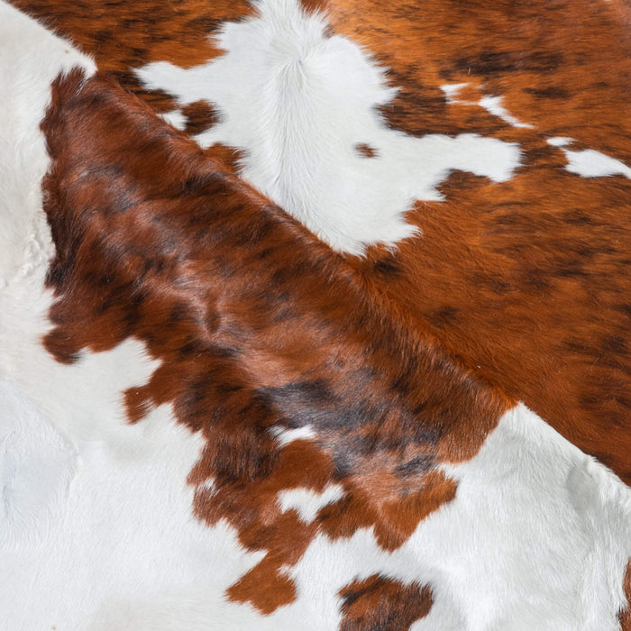 Tricolor Cowhide Rug Size 7'1" L x 6'8" W 9576