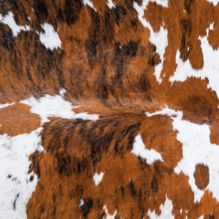 Tricolor Cowhide Rug Size 7'0" L x 6'4" W 9587