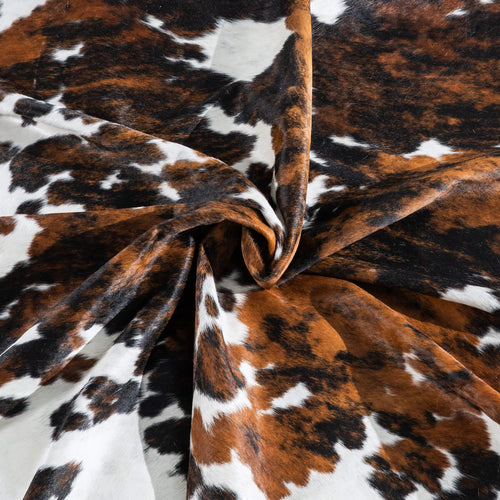 Tricolor Cowhide Rug Size 7'9" L x 6'7" W 9624