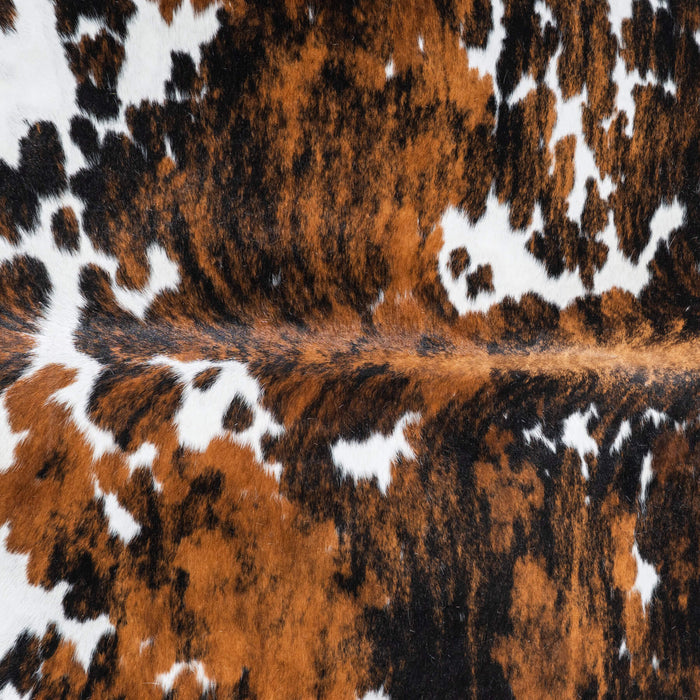 Tricolor Cowhide Rug Size 7'9" L x 6'7" W 9624