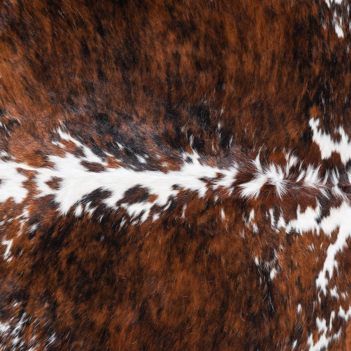 Tricolor Cowhide Rug Size 7'10" L x 6'10" W 9632