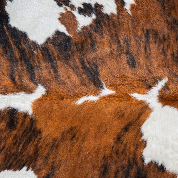 Tricolor Cowhide Rug Size 6'11" L x 6'2" W 9633