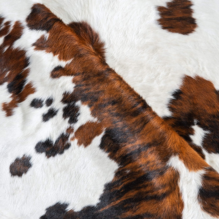 Tricolor Cowhide Rug Size 6'11" L x 6'2" W 9633