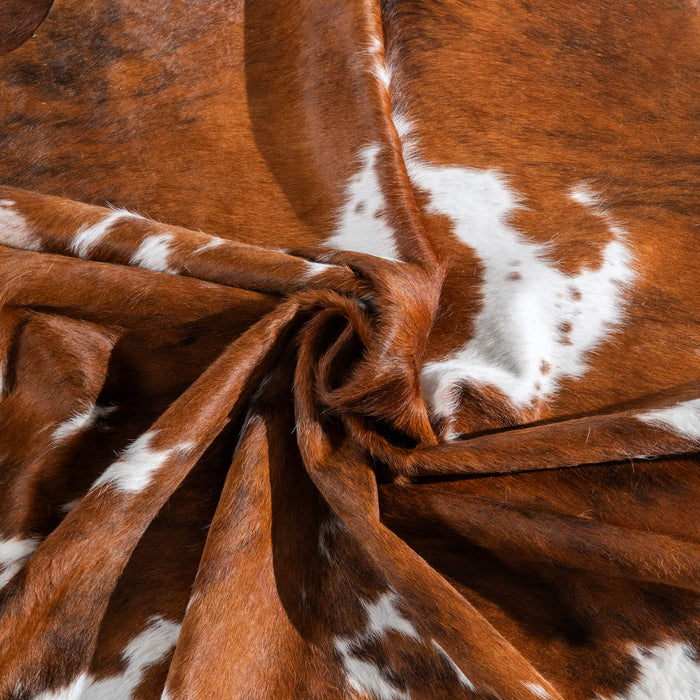 Tricolor Cowhide Rug Size 7'6" L x 6'1" W 9648