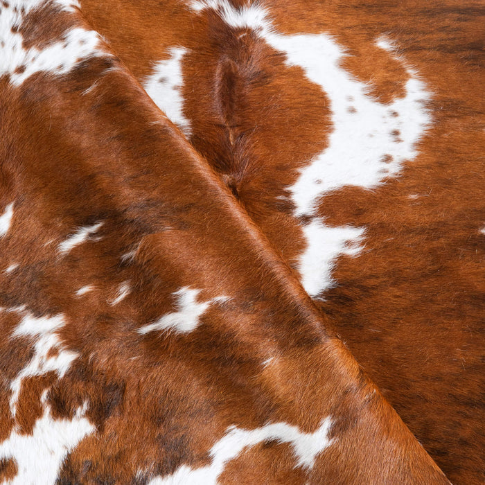 Tricolor Cowhide Rug Size 7'6" L x 6'1" W 9648