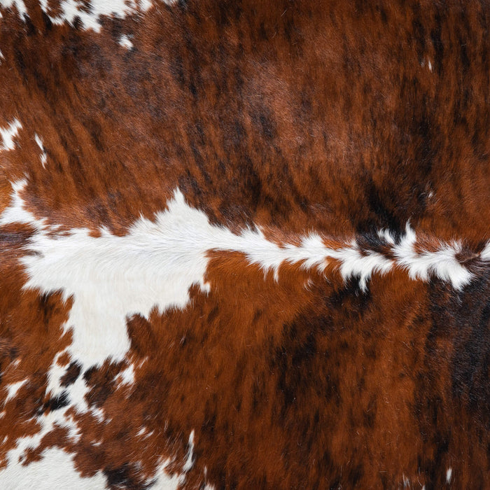 Tricolor Cowhide Rug Size 6'11" L x 6'4" W 9649